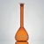 100ml LLG-Volumetric flasks borosilicate glass 3.3 class A amber glass