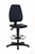 LLG-Lab chair artificial leather black foot ring glides seat height 580-850mm