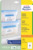 Tiefkühl-Etiketten, A4, 99,1 x 67,7 mm, 25 Bogen/200 Etiketten, weiß