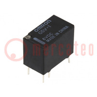 Relè: elettromagnetico; SPDT; Ubobina: 6VDC; Icontattomax: 1A; PCB