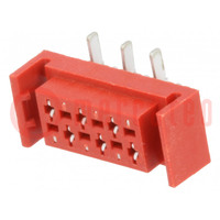 Wire-board; socket; female; PIN: 6; SMT; on PCBs; 30V; 1A; -40÷105°C