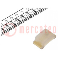 LED; SMD; 0603; jaune; 22÷40mcd; 1,6x0,8x0,55mm; 2V; 20mA; 62mW