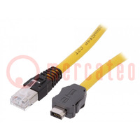 Cavo: patch cord; ix Industrial®; Cat: 6a; 0,5m; Isolamento: PVC
