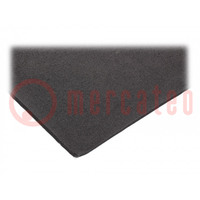 Damping mat; polyurethane; 600x1000x7mm