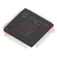 IC: PIC microcontroller; 128kB; 2.3÷3.6VDC; SMD; TQFP64; PIC32
