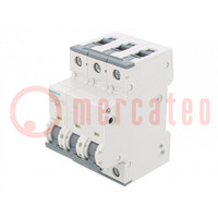 Circuit breaker; 230/400VAC; Inom: 20A; Poles: 3; Charact: C; 6kA