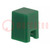 Button; push-in; 5.5mm; -25÷70°C; square; green; 4x4mm