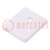 Heat transfer pad: ceramic; TO218,TO247; L: 21mm; W: 25mm; Thk: 3mm
