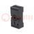 Socket; PIN: 11; 10A; 250VAC; on panel,for DIN rail mounting