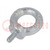 Lifting eye bolt; M6x13; Head: eye; steel; zinc; DIN 580; 20mm