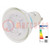 Lámpara LED; blanco caliente; GU10; 230VAC; 225lm; P: 2,7W; 36°