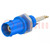 Connector: BNC; socket; blue; Connection: screw; on panel; 5÷40°C