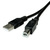 ROLINE RM USB 2.0 Kabel, Typ A-B, schwarz, 0,8 m