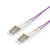 ROLINE Fibre Optic Jumper Cable, 50/125 µm, LC/LC, OM4, violet, 3 m