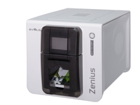Zenius Expert- Farb-Plastikkartendrucker, USB + Ethernet, braun - inkl. 1st-Level-Support
