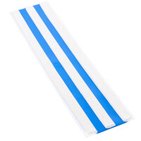 Novap Taktile Fußgänger Bodenleitstreifen mit 3 Streifen, Material: Polyurethan Version: 02 - Farbe: weiß/blau