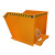 Stapler-Anbaugeräte Kippbehälter orange RAL 2000 164 x 128 x 109 cm
