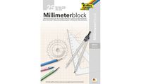 folia Millimeterpapier-Block, DIN A4, 80 g/qm, 25 Blatt (57906091)