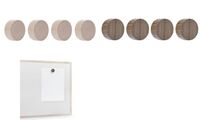 magnetoplan Neodym-Magnete Wood Series Circle, walnuss (70002439)