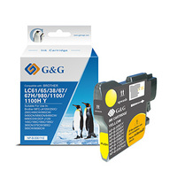 G&G kompatybilny ink / tusz z LC-980Y, LC-1100Y, NP-B-0061Y/1100Y/980Y, yellow, 260s