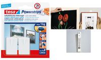 tesa Powerstrips Bilder-Nagel, weiß, Haltekraft: max. 1 kg (8756187)