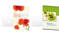 sigel Glückwunschkarte "Red Poppies", (B)115 x (H)170 mm (8203474)