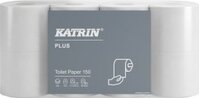 Papier toaletowy Katrin Plus 16525, 3-warstwy, w rolce, 96mm x 17.25m, 8 sztuk, biały