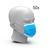 Artikelbild Facial mask "Single-use", set of 50, light blue
