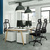 Bürostuhl / Drehstuhl ARCEO B Stoff / Netzstoff schwarz hjh OFFICE