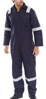 Beeswift Fire Retardant Nordic Design Boilersuit Navy Blue 56