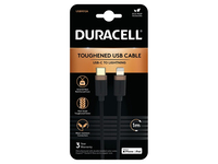 Duracell USB9012A Lightning kábel Fekete