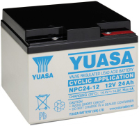 Yuasa NPC24-12 UPS akkumulátor Zárt savas ólom (VRLA) 12 V 24 Ah