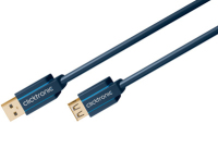 ClickTronic 3m USB 3.0 A/A m/f cable USB USB 3.2 Gen 1 (3.1 Gen 1) USB A Azul