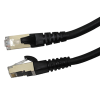 Videk 2996AS-10BK cable de red Negro 10 m Cat6a S/FTP (S-STP)