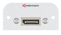 Kindermann 7441000583 Steckdose DisplayPort Aluminium