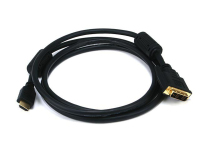 Monoprice HDMI/DVI, 1.8m HDMI Type A (Standard) Black
