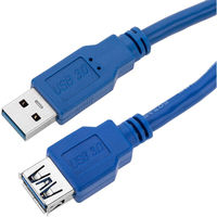 Techly 3.0m USB 3.0 A M/F cable USB 3 m USB 3.2 Gen 1 (3.1 Gen 1) USB A Azul