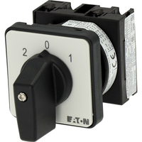Eaton T0-1-15421/E villanykapcsoló Billenőkapcsoló 1P Fekete, Fémes