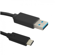 Qoltec 1.8m USB 3.1 C / USB 3.0 A cavo USB 1,8 m USB 3.2 Gen 1 (3.1 Gen 1) USB C USB A Nero