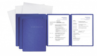 Pagna 22028-02 protège documents Carton Bleu