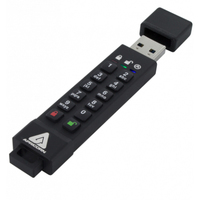 Apricorn Aegis Secure Key 3z lecteur USB flash 128 Go USB Type-A 3.2 Gen 1 (3.1 Gen 1) Noir