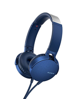 Sony MDR-XB550AP Zestaw słuchawkowy Przewodowa Opaska na głowę Połączenia/muzyka Niebieski