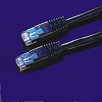 ROLINE S/FTP Patch cable, Cat.6, PIMF, 5.0m, black, AWG26 Netzwerkkabel Schwarz 5 m
