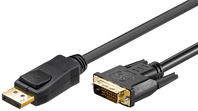 Goobay 71795 Videokabel-Adapter 1 m DisplayPort DVI-D Schwarz