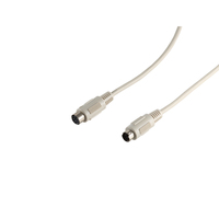 S-Conn 78106-3 PS/2-kabel 3 m 6-p Mini-DIN Beige