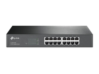 TP-Link TL-SG1016D netwerk-switch Unmanaged L2 Gigabit Ethernet (10/100/1000) Zwart