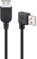 Goobay 93593 USB-kabel 0,15 m USB 2.0 USB A Zwart