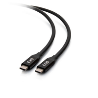 C2G 1 m USB-C®-Stecker auf USB-C-Stecker Kabel (20 V 5 A) – USB4® 40 Gbps