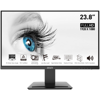 MSI Pro MP243X számítógép monitor 60,5 cm (23.8") 1920 x 1080 pixelek Full HD Fekete