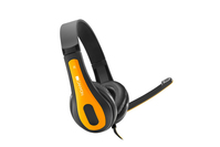 Canyon CNS-CHSC1BY headphones/headset Wired Head-band Gaming Black, Yellow